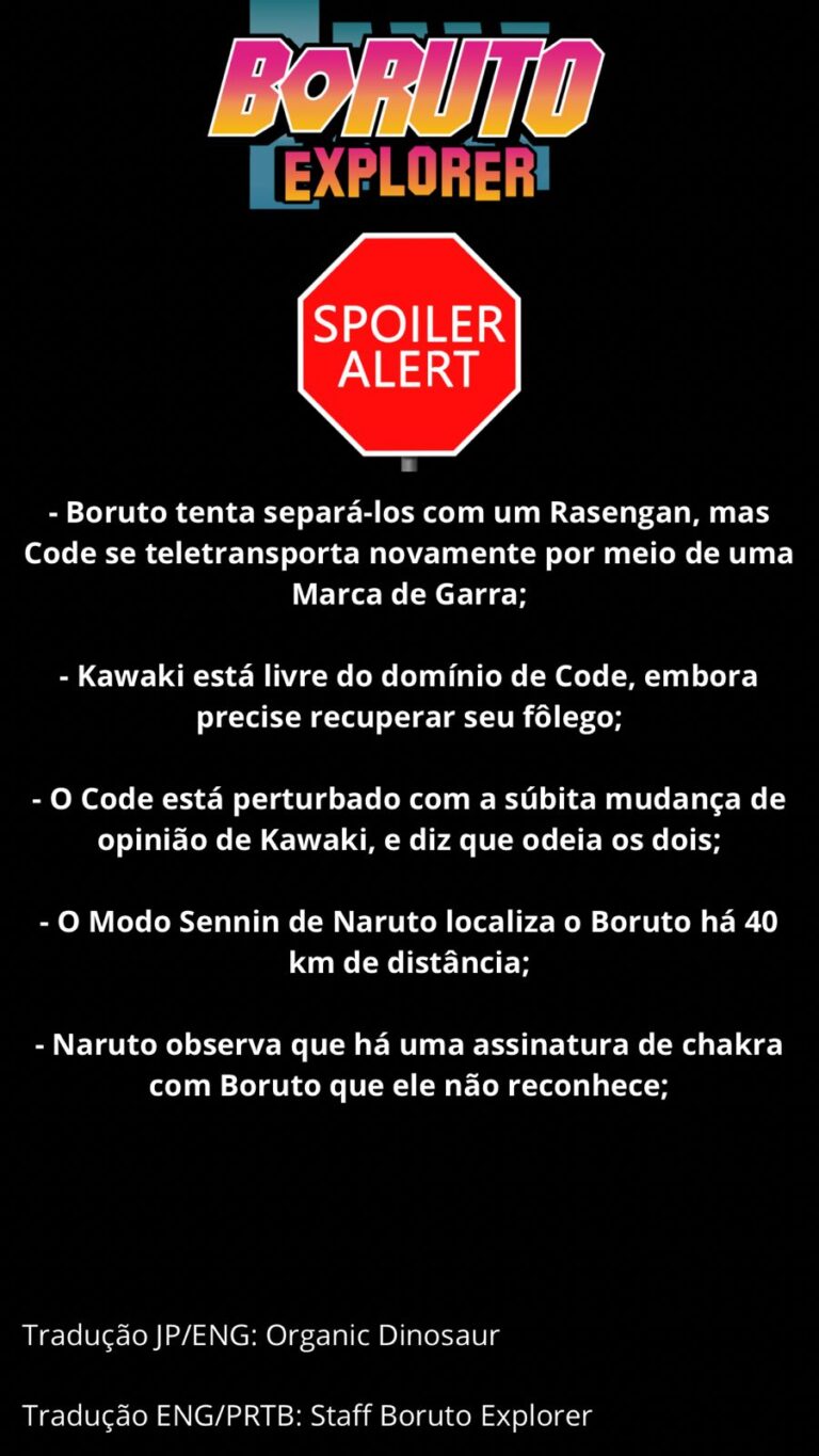 Spolier mangá 64 de Boruto